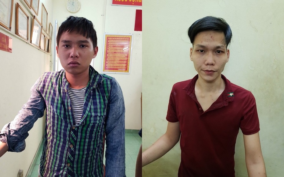 Nổ súng khống chế 2 đối tượng giật túi xách bên trong có sổ tiết kiệm 1,2 tỷ đồng - 1 2 đối tượng Vũ Hữu Luân và Lê Sỹ Tân