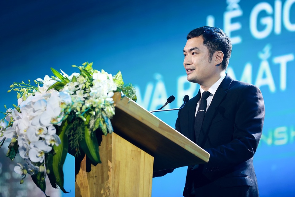 Sunshine Group chính thức ra mắt hoành tráng tại TP. HCM - 1 Ông Đỗ Văn Trường - Tổng Giám đốc Tập đoàn Sunshine phát biểu tại sự kiện.