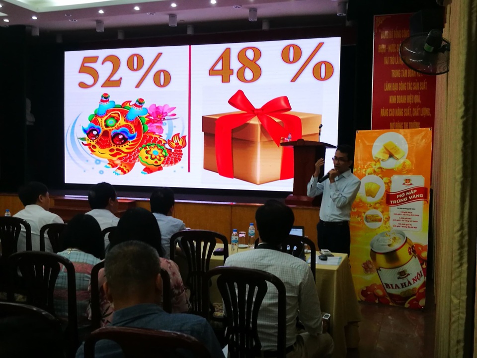 Habeco gây ấn tượng với Chương trình khuyến mại "Mở nắp trúng vàng" - 2
Đại diện Habeco công bố nội dung Chương trình khuyến mại Mở nắp trúng vàng 2019