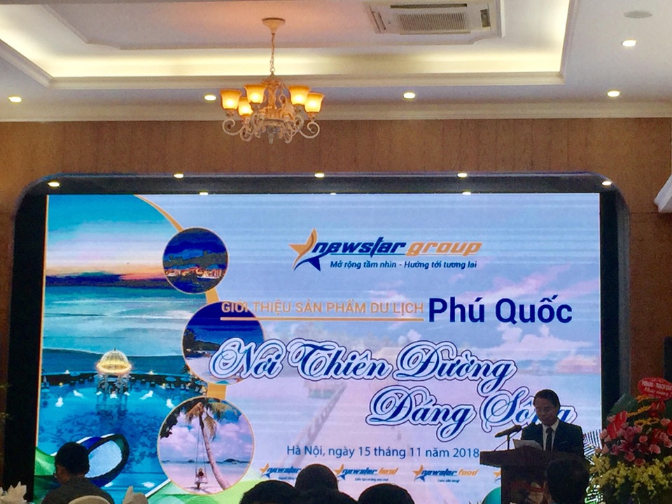 Thêm nhiều cơ hội trải nghiệm “thiên đường đáng sống” Phú Quốc - 2 Ông Lương Duy Ngân, Chủ tịch HĐQT, Tổng giám đốc Newstar Group, phát biểu tại buổi lễ