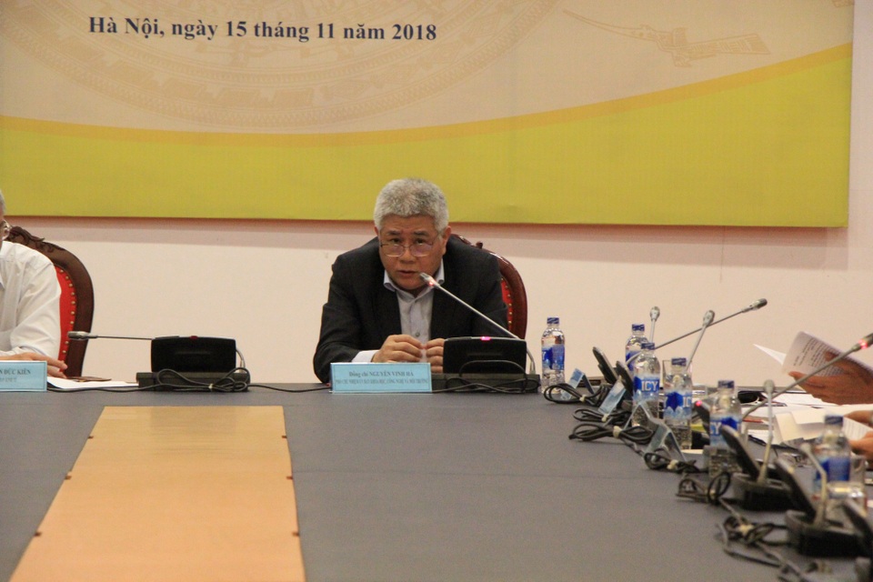 Phủ sóng nước sạch về nông thôn Hưng Yên - 3 Ông Nguyễn Vinh Hà - Phó Chủ nhiệm Ủy ban Khoa học, Công nghệ và Môi trường của Quốc hội
