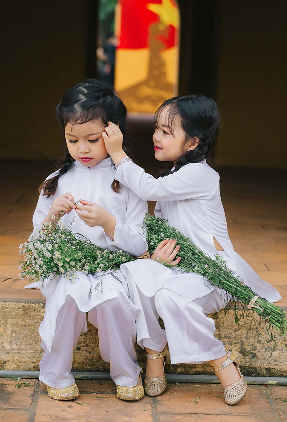 Cặp chị em mẫu giáo xinh như thiên thần - 7 Cặp chị em mẫu giáo xinh như thiên thần - 7