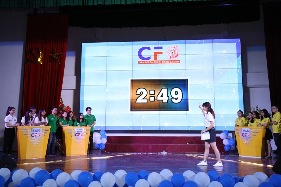 Sinh viên Tài chính mượn chất liệu cổ tích thi tài “Giám đốc Tài chính tương lai” - 3
Những cuộc đối đầu trực tiếp giữa các đội chơi đòi hỏi thí sinh phải nắm vững kiến thức chuyên ngành đồng thời biết áp dụng khéo léo vào các tình huống thực tế.