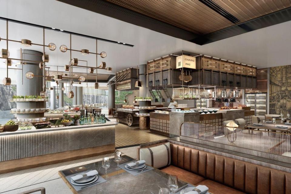 Khách sạn 5 sao dưới lòng đất đặc biệt cỡ nào? - 5 Bên trong nhà hàng hải sản của khách sạn có tên gọi The Fisher