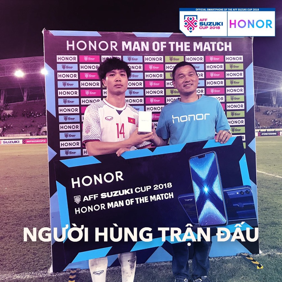 Honor Man Nguyễn Anh Đức: "Tôi tin Việt Nam sẽ là nhà vô địch AFF Suzuki Cup 2018" - 2 ‘Người hùng của trận đấu’ sẽ được tặng chiếc smartphone siêu tràn viền HONOR 8X