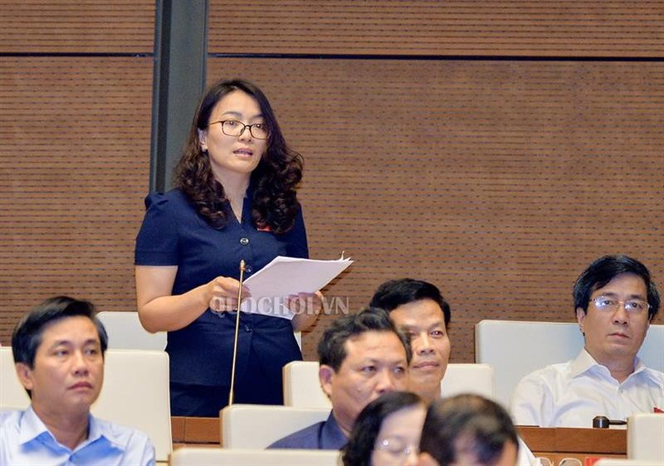 Đại biểu Hoàng Thị Thu Trang (Nghệ An).