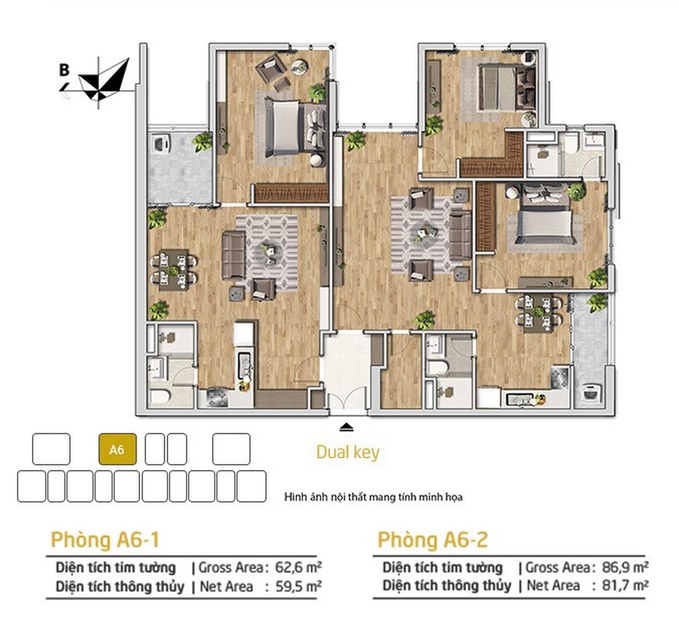 Khám phá căn hộ Dual-key đa tiện ích tại dự án Amber Riverside - 1 Khám phá căn hộ Dual-key đa tiện ích tại dự án Amber Riverside - 1