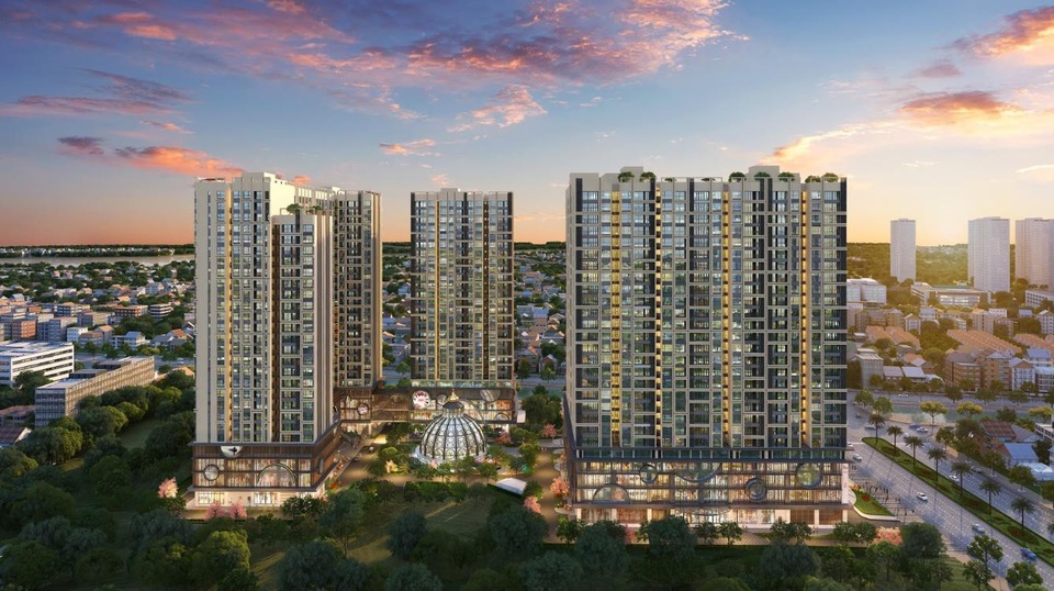 Hà Nội có thêm dự án căn hộ được phủ kính Low-E - 2 Hinode City là một trong số ít dự án căn hộ được “phủ” 100% kính Low-E.