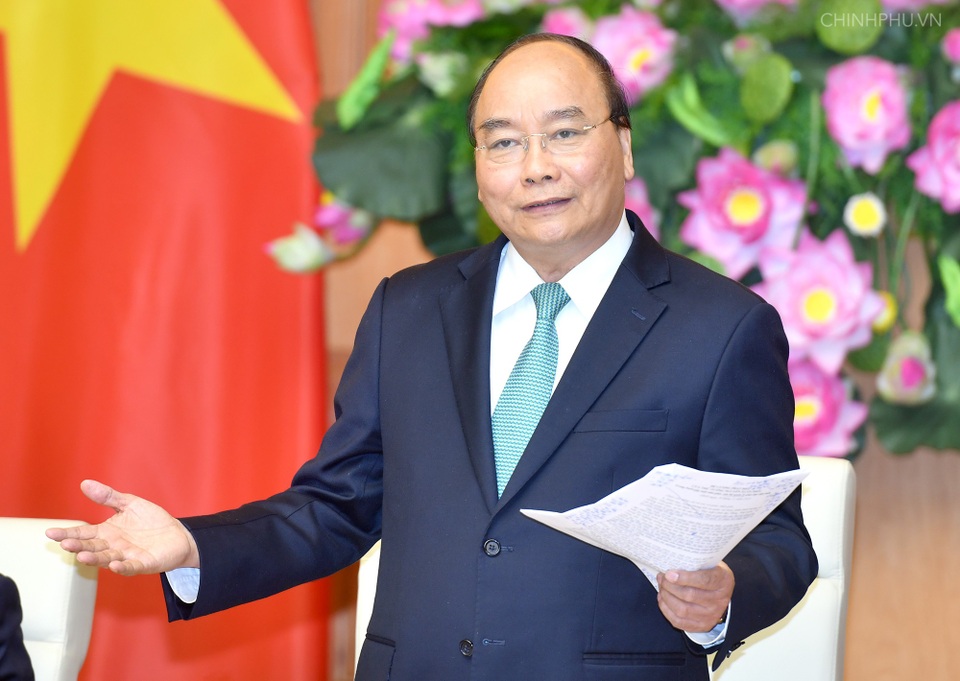 Thủ tướng: Người thầy phải “gieo mầm” những phẩm chất tốt đẹp - 1
Thủ tướng Nguyễn Xuân Phúc phát biểu tại buổi gặp mặt - Ảnh: VGP/Quang Hiếu
