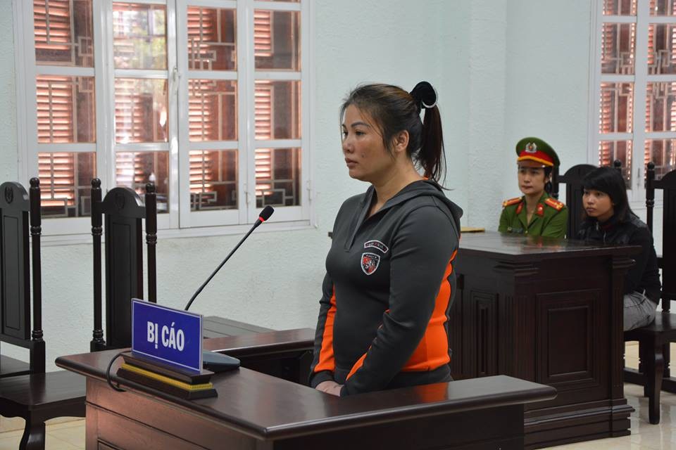 Đối tượng Nga Vọc tại tòa án