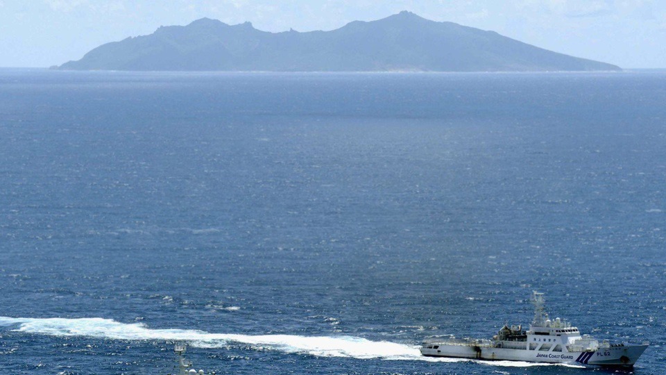 
Một tàu thuộc lực lượng tuần duyên Nhật Bản. (Ảnh: Japan Times)
