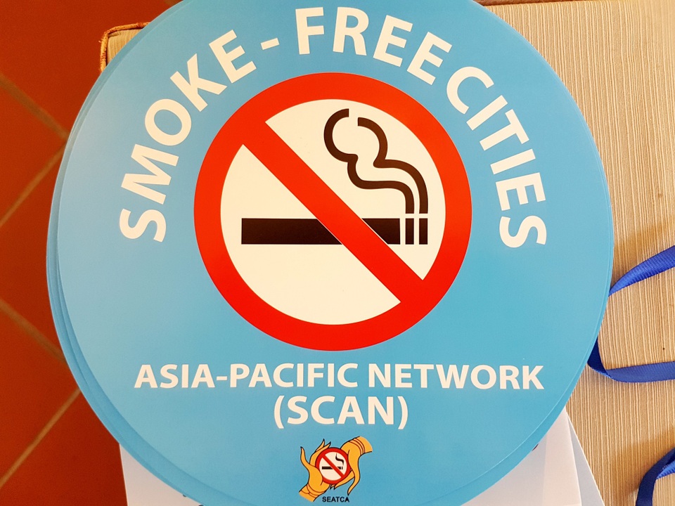 Logo hội nghị về phòng chống thuốc lá