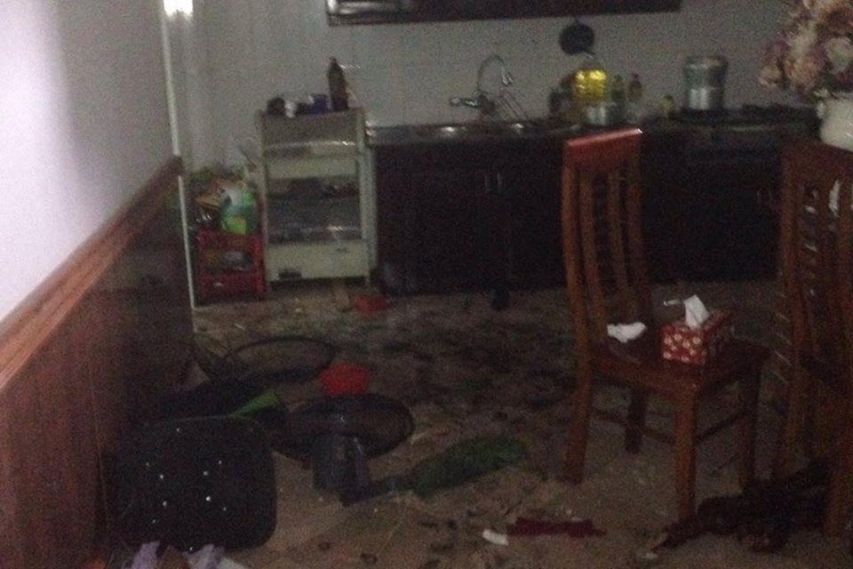 Hiện trường vụ nổ