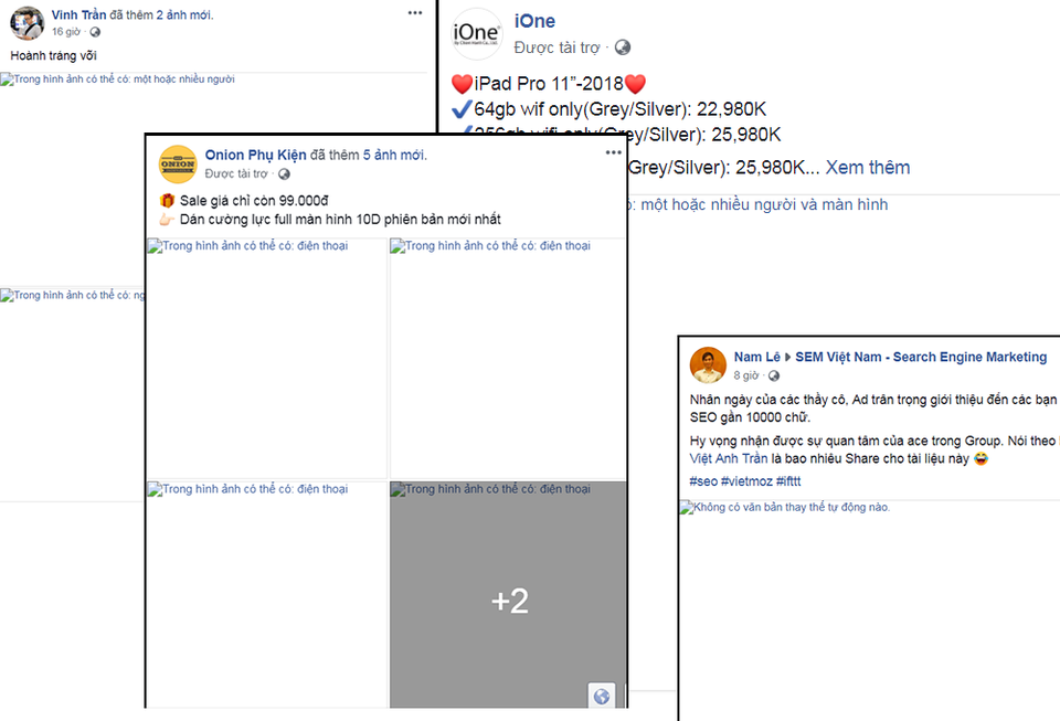Dịch vụ quảng cáo của Facebook "treo cứng" khiến cộng đồng mạng hỗn loạn - 2 Tình trạng không load được ảnh vẫn diễn ra trên mạng xã hội Facebook tại Việt Nam.