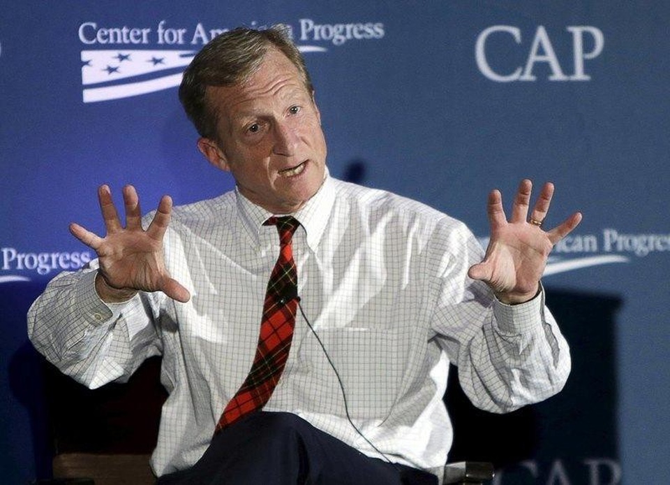Tỷ phú Mỹ chi bộn tiền tìm cách luận tội Tổng thống Trump - 1
Tỷ phú San Francisco Tom Steyer (Ảnh: Reuters)