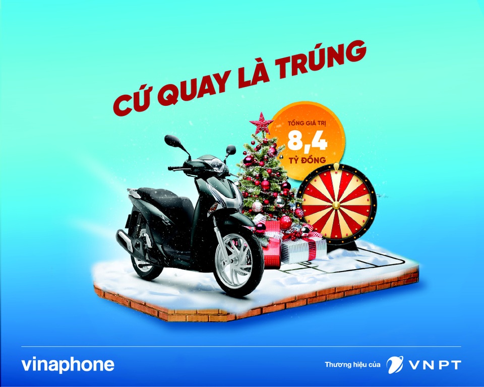 Vinaphone khuyến mại lớn, khách hàng có cơ hội trúng SH125i khi nạp thẻ cào 50.000 đồng - 1 Vinaphone khuyến mại lớn, khách hàng có cơ hội trúng SH125i khi nạp thẻ cào 50.000 đồng - 1