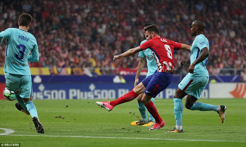 Atletico - Barcelona: Quyết chiến vì ngôi đầu bảng - 3
Atletico luôn gây nhiều khó khăn cho Barca khi chơi trên sân nhà
