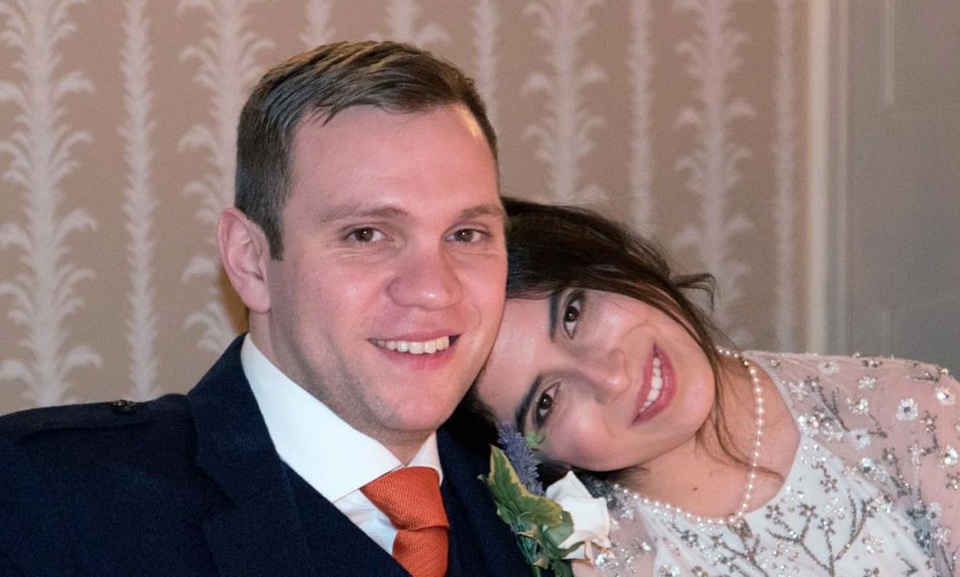 UAE kết án chung thân nghiên cứu sinh Anh bị cáo buộc làm gián điệp - 1 Anh Matthew Hedges và vợ (Ảnh: EPA)