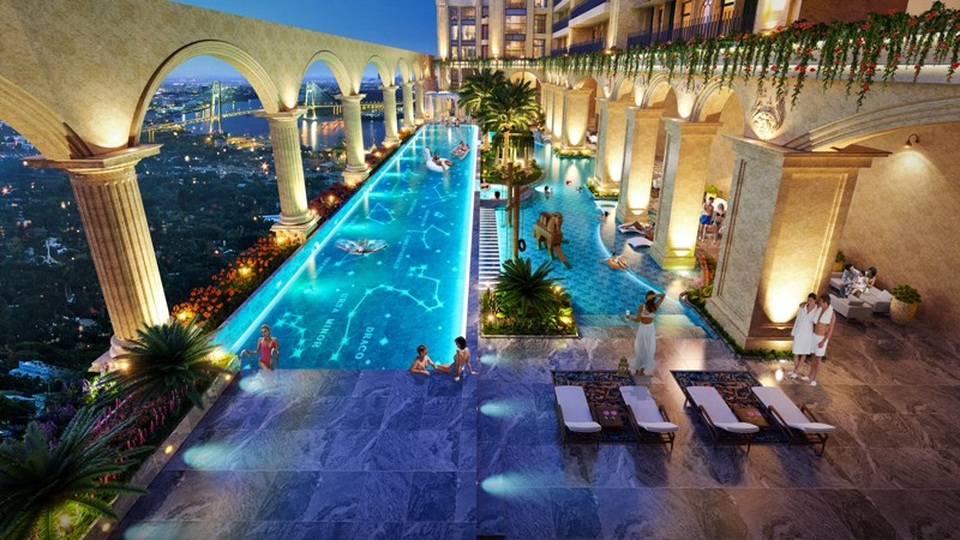 Sức hấp dẫn đến từ Rome by Diamond Lotus - 5 Hồ bơi nước mặn 1.000m2 đầu tiên tại Quận 2