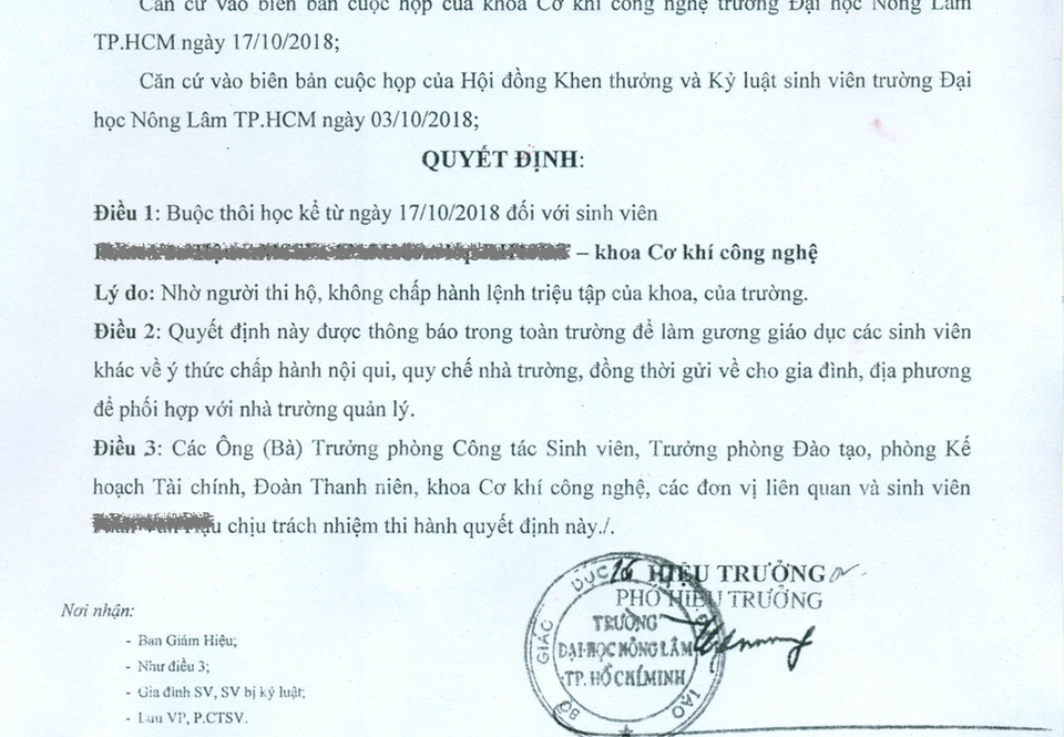 Nhờ người thi hộ, 20 sinh viên bị đuổi học - 1 Nhờ người thi hộ, 20 sinh viên bị đuổi học - 1