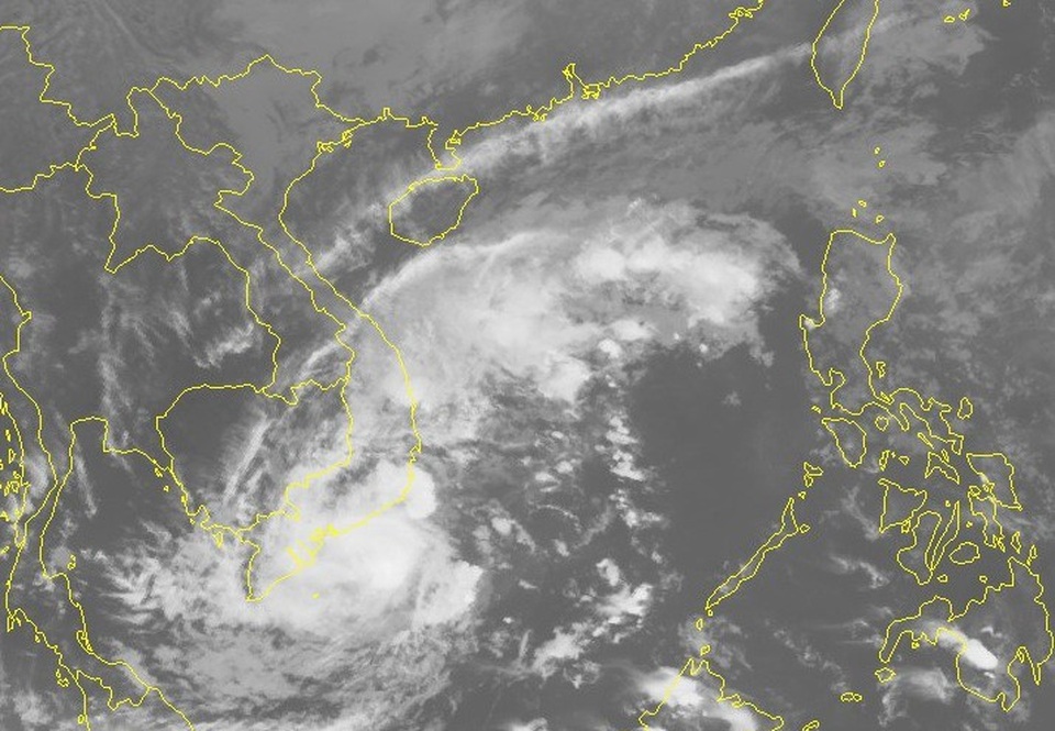 Ảnh vệ tinh. (Ảnh: NCHMF).