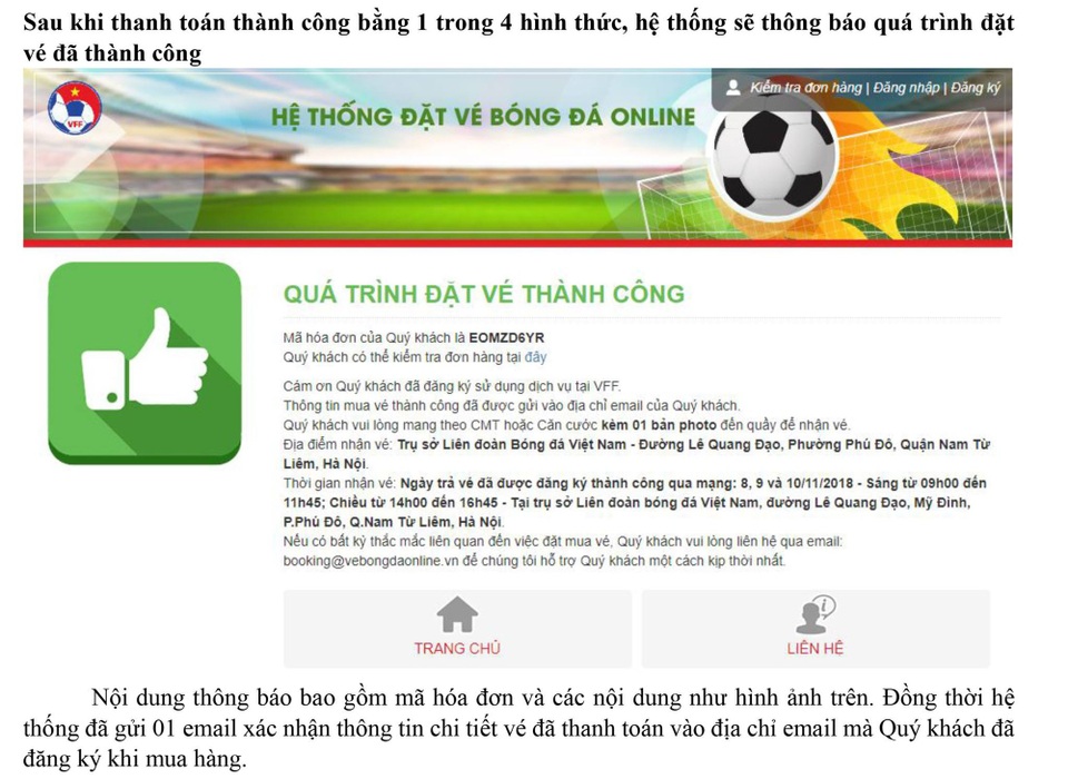 Cách mua vé online xem trận bán kết giữa Việt Nam và Philippines tại Mỹ Đình - 12 Cách mua vé online xem trận bán kết giữa Việt Nam và Philippines tại Mỹ Đình - 12
