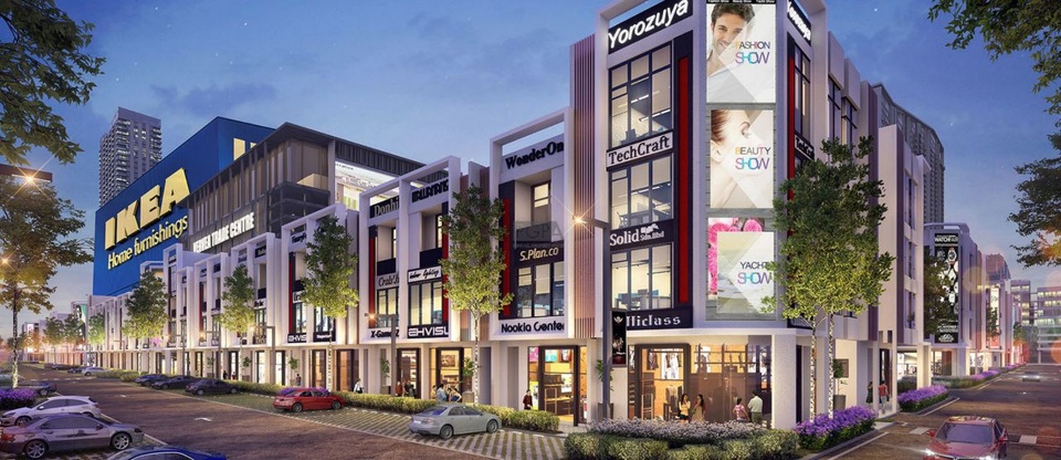 "Điểm nóng" của đất vùng ven đang dồn vào dự án nào? - 2 Tuyến phố shophouse New City Phố Nối nằm trên trục đường 69m, sở hữu mặt tiền lớn và vỉa hè rộng rãi