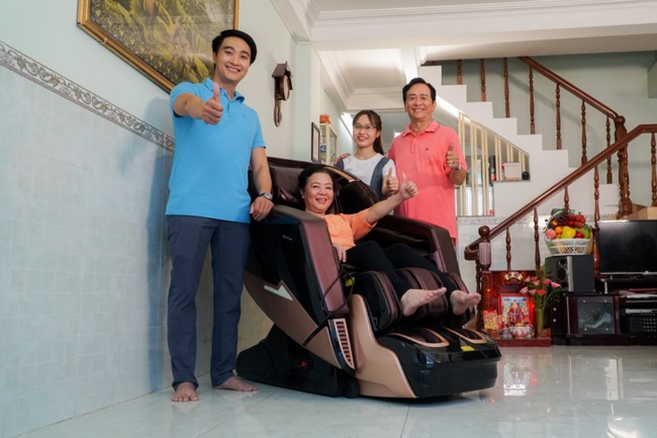 Ghế massage giúp bảo vệ sức khoẻ gia đình mùa Đông - 2 Ghế massage giúp bảo vệ sức khoẻ gia đình mùa Đông - 2