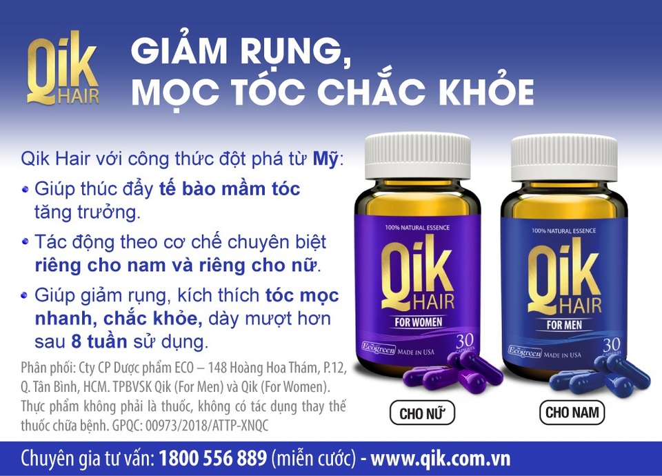 Vô hiệu hóa “gen rụng tóc” chống thưa tóc, trọc đầu! - 3 Vô hiệu hóa “gen rụng tóc” chống thưa tóc, trọc đầu! - 3