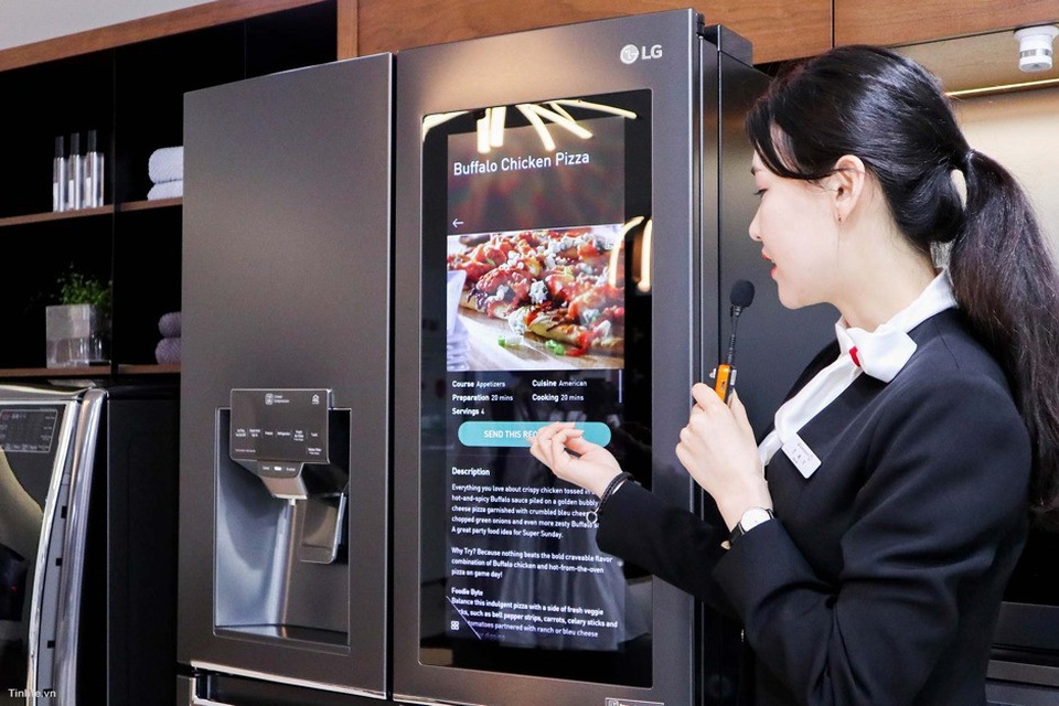 Trải nghiệm những tiện ích cao cấp trong ngôi nhà thông minh - 4 Tủ lạnh LG Vista tích hợp màn hình cảm ứng tích hợp Windows 10