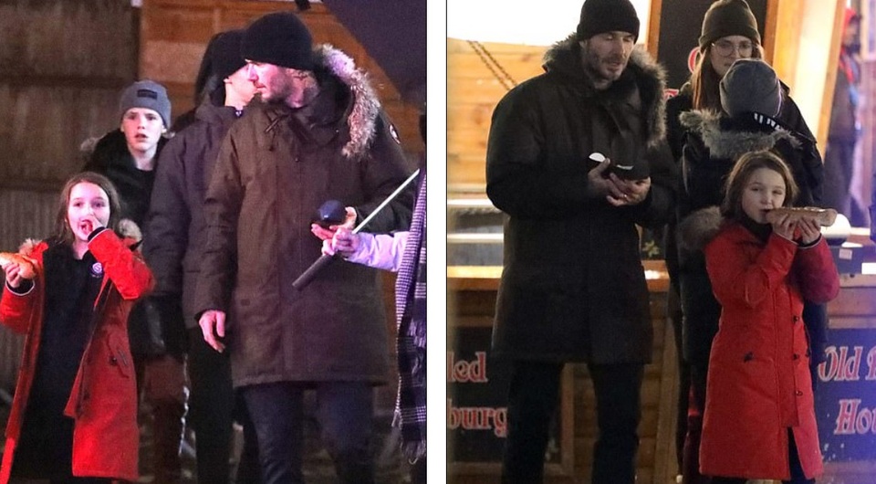 David Beckham đưa con đi chơi tại London - 4
Ông bố đảm luôn tỏ ra là người rất khéo chăm con