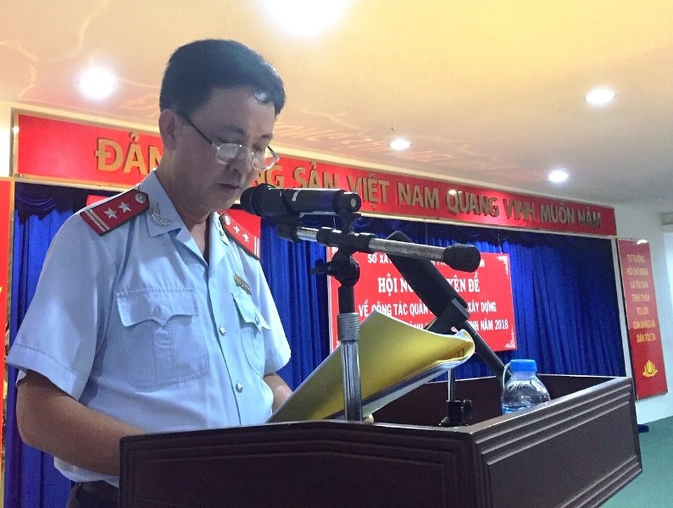 Công trình xây dựng vi phạm vẫn có thể “bành trướng”… vì “vướng” luật - 1 Ông Lý Thanh Long, Chánh Thanh tra Sở Xây dựng TPHCM phát biểu tại Hội nghị chuyên đề về công tác Quản lý trật tự xây dựng trên địa bàn thành phố năm 2018.