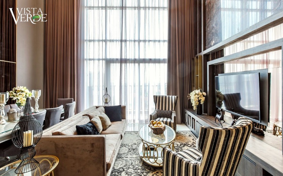 Các phòng khách tại căn hộ Vista Verde đều có cửa sổ đón ánh sáng tự nhiên