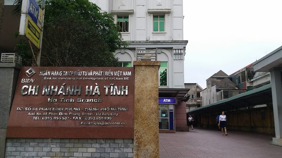 Ngân hàng BIDV Hà Tĩnh