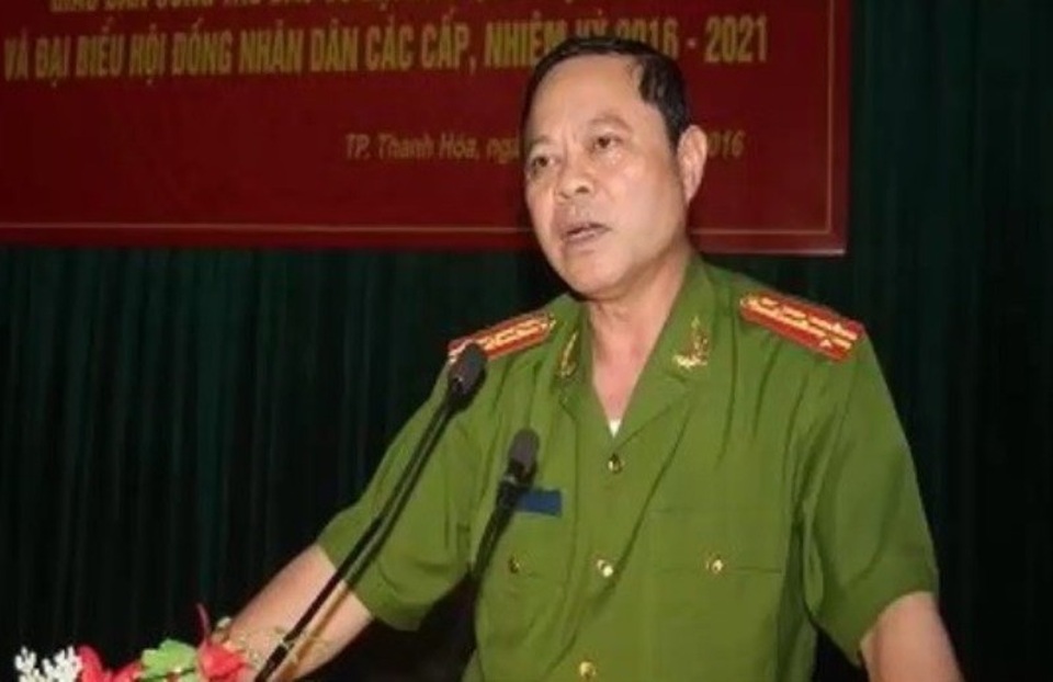 Tạm đình chỉ công tác Trưởng Công an thành phố bị tố "chạy án" - 1 Đại tá Nguyễn Chí Phương, Trưởng công an thành phố Thanh Hóa.