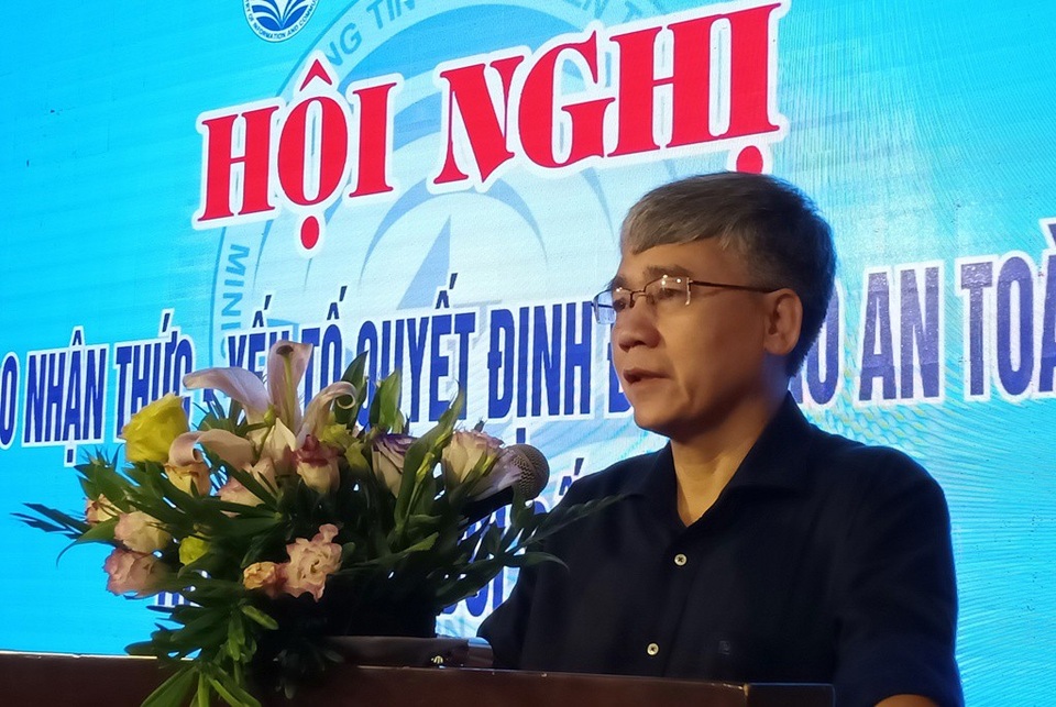 Đảm bảo an toàn thông tin trong chuyển đổi số quốc gia - 2 Ông Lê Thanh Hải - Cục trưởng Cục an toàn thông tin, Bộ Thông tin và Truyền thông phát biểu tại Hội nghị