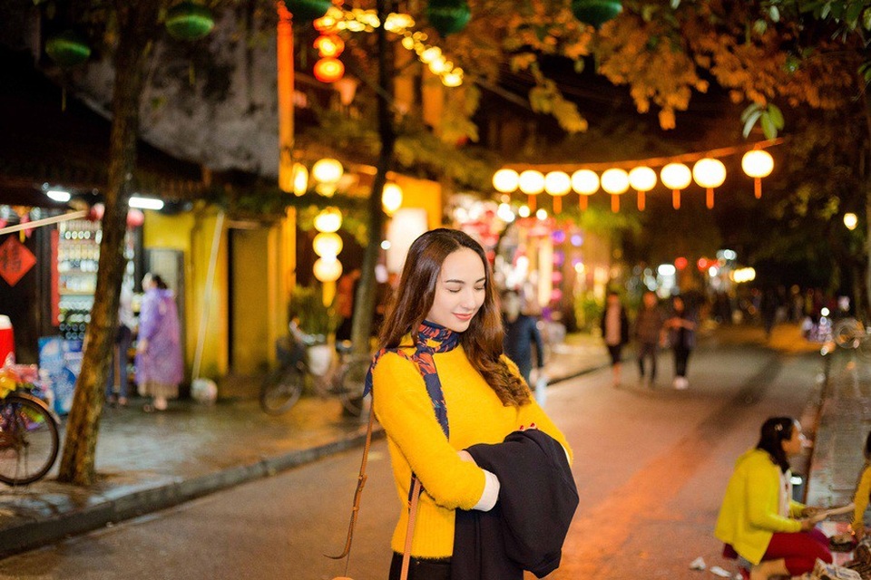 Không gian quá đỗi thanh bình cùng thời tiết Hội An những ngày này rất đẹp.