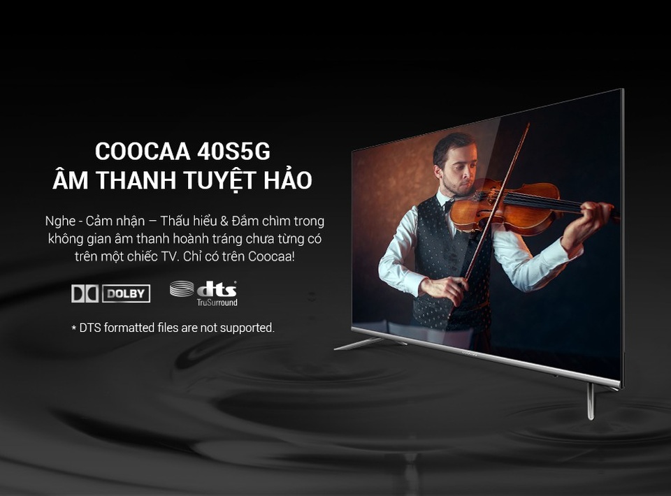 TV bán online chạy nhất thị trường Indonesia ra mắt 5 dòng sản phẩm chủ lực - 4 Công nghệ Dolby và DTS Tru-surround được trang bị trên Coocaa 40S5G để đem đến trải nghiệm âm thanh chân thực, sống động (updating)