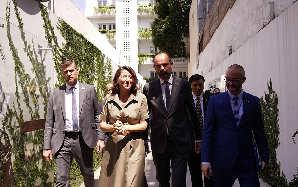TPHCM: Thủ tướng Pháp tham dự lễ khai trương Trung tâm y tế Pháp - 1 Thủ tướng Pháp Édouard Philippe thăm TPHCM nhân chuyến thăm chính thức Việt Nam từ ngày 2-4/11