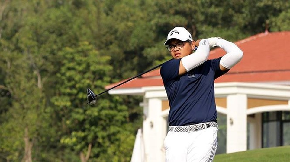 Golfer 13 tuổi đăng quang ở giải golf gây quỹ từ thiện của báo Tiền Phong - 2
Nguyễn Bảo Long là golfer đầy triển vọng