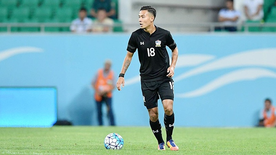 Chiều cao "khủng" của các tuyển thủ Thái Lan tại AFF Cup 2018 - 1 Với những cầu thủ Thái kiều sinh ra tại châu Âu như Kevin Deeromram, đội tuyển Thái Lan cải thiện đáng kể về mặt thể hình