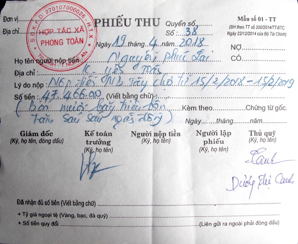 Nghệ An: Hợp tác xã phá hợp đồng, người dân khốn đốn! - 5 Nghệ An: Hợp tác xã phá hợp đồng, người dân khốn đốn! - 5