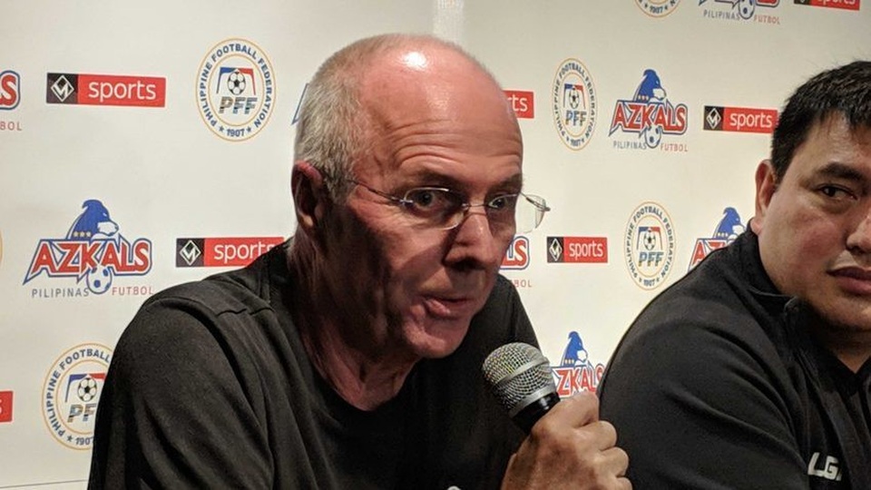 
HLV Sven-Goran Eriksson muốn giúp Philippines lọt vào chung kết AFF Cup 2018
