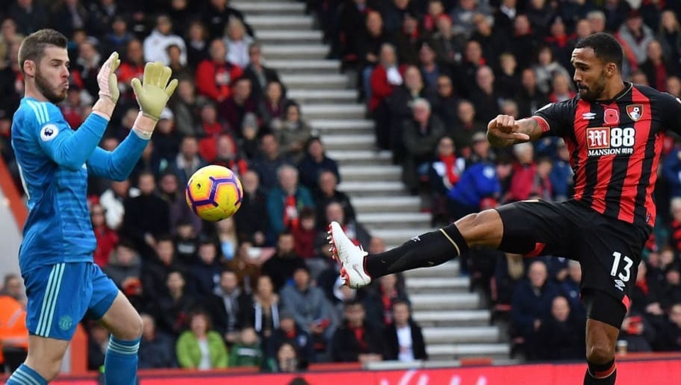 
De Gea có nhiều pha cứu thua xuất sắc trong trận đấu với Bournemouth
