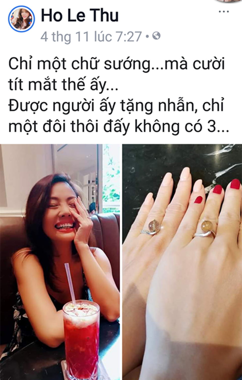 Nghi án “người mới” của Hồ Lệ Thu sau 3 cuộc hôn nhân đổ vỡ - 3 Hồ Lệ Thu khoe món quà đặc biệt của người ấy tặng trong dịp sinh nhật