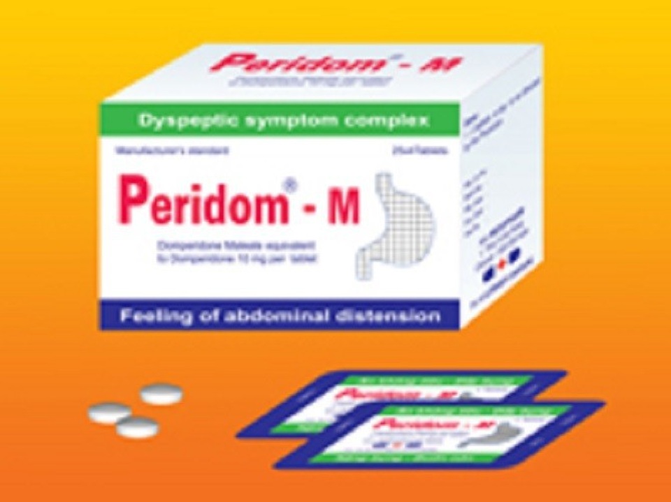 Đình chỉ 1 loại thuốc tiêu hóa Ấn Độ không đạt chỉ tiêu định lượng - 1 Peridom - M thuộc nhóm thuốc đường tiêu hóa (Hình minh họa)