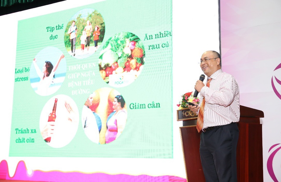 PGs.Ts Huỳnh Nguyễn Khánh Trang trình bày tại Hội thảo