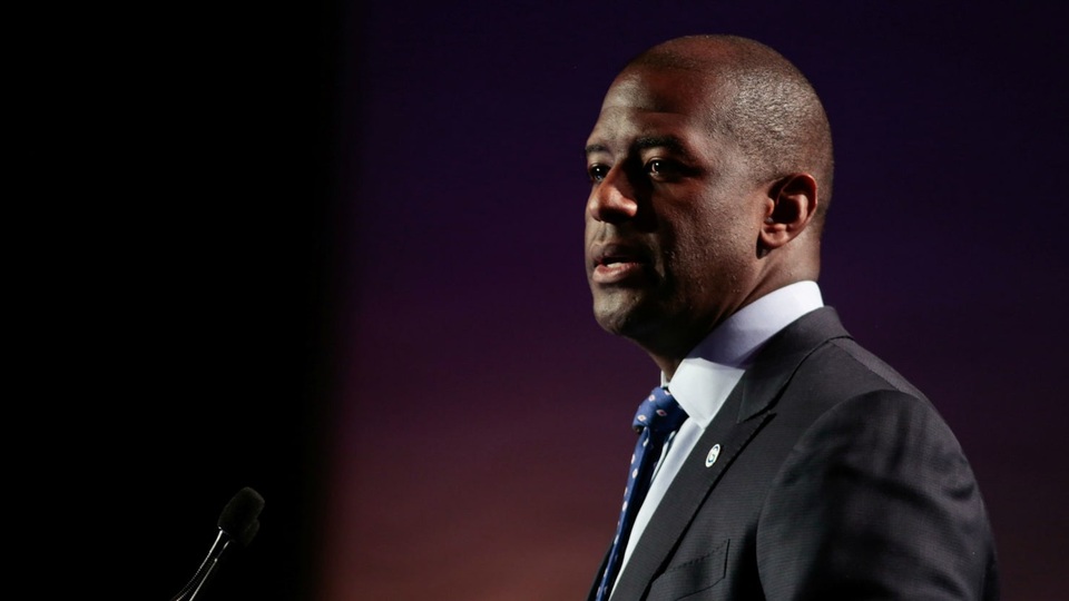 Bầu cử giữa kỳ Mỹ và những kịch bản chưa từng có trong lịch sử - 1 Ứng viên Andrew Gillum (Ảnh: Reuters)