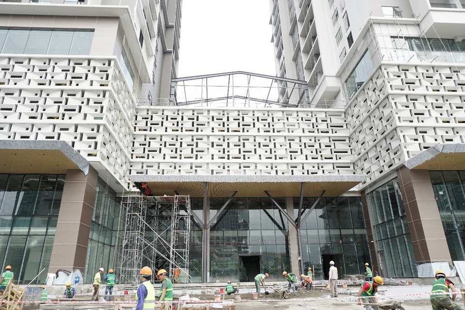 Sky Park Residence: Những lợi ích khi mua dự án nhận nhà ở ngay - 1 Công trường Sky Park Residence bám sát tiến độ, chuẩn bị sẵn sàng chào đón cư dân.