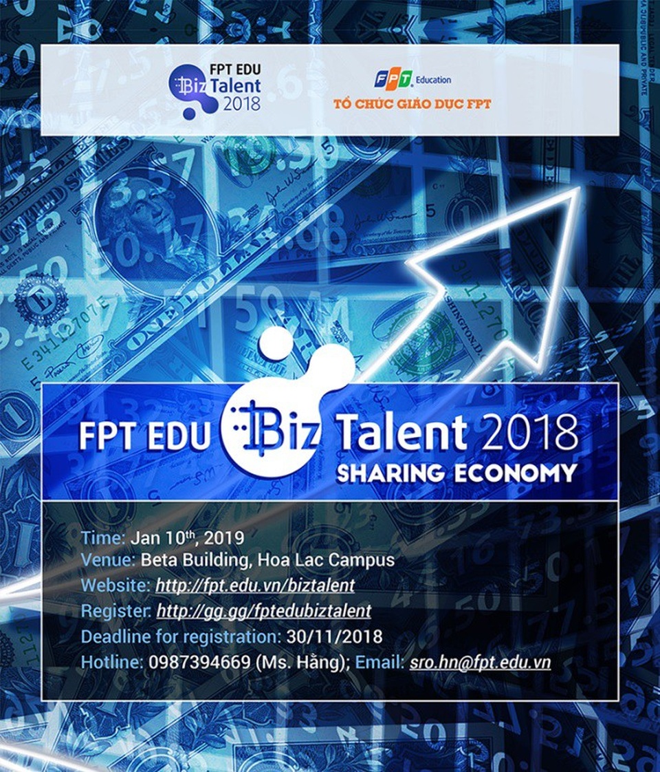FPT Edu tổ chức thi Tài năng kinh doanh cho 33.000 học sinh, sinh viên - 1
FPT Edu Biz Talent là sân chơi lớn để 33.000 học sinh, sinh viên toàn Tổ chức Giáo dục FPT thi tài Kinh doanh và học hỏi cọ xát từ những bài toán kinh doanh thiết thực.
